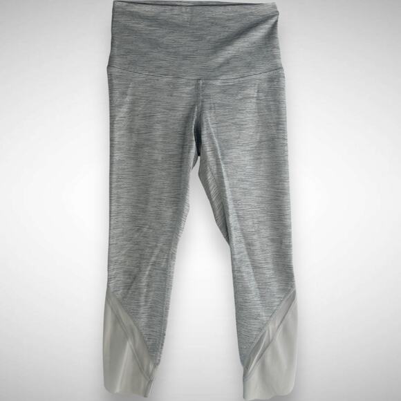 Lululemon Wunder‎ Under Scalloped Hem High-Rise Crop Leggings Size 6 Women's - Picture 8 of 8